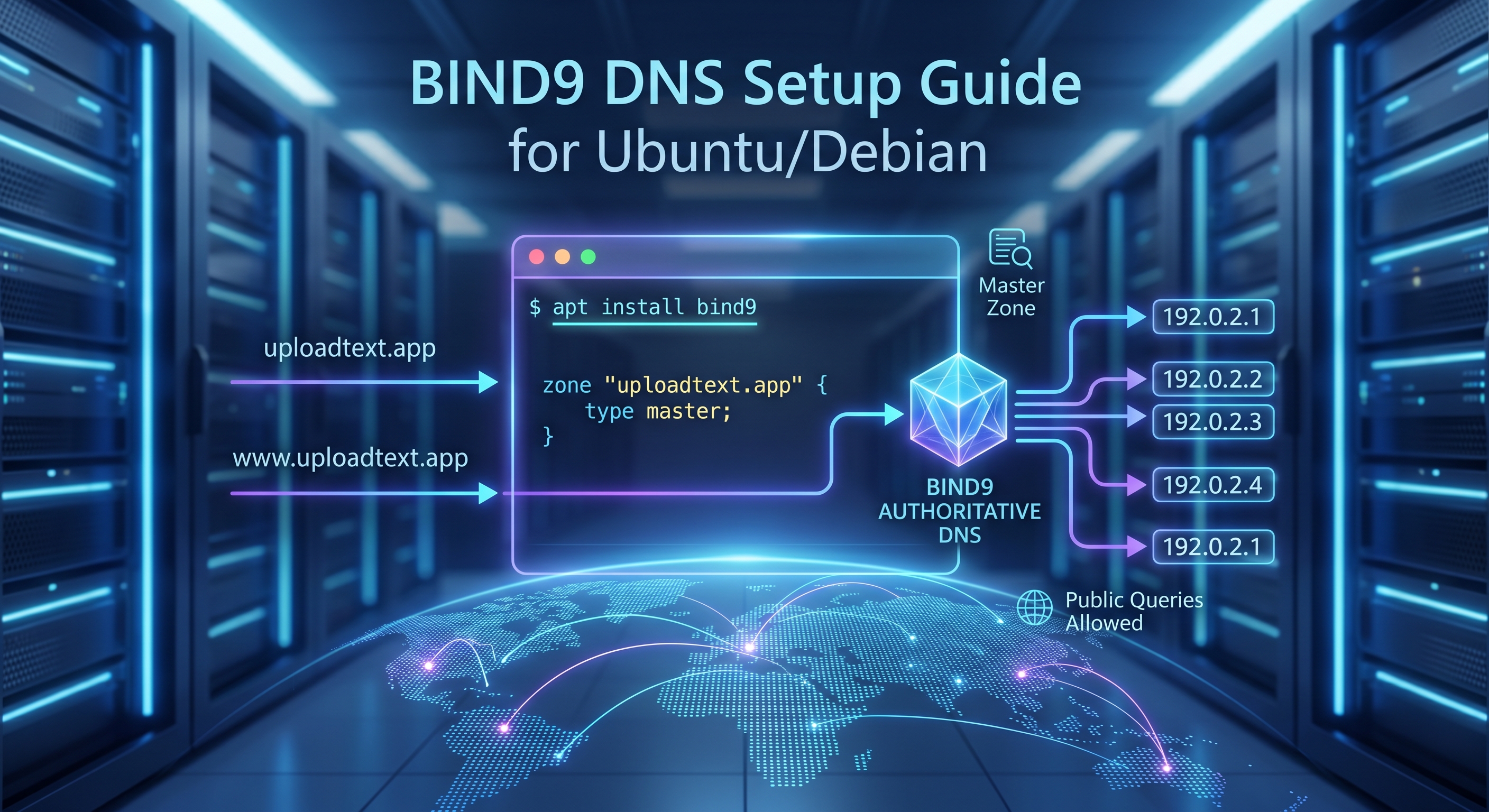 How to Set Up BIND9 as an Authoritative DNS Server on Ubuntu 24.04 & Debian